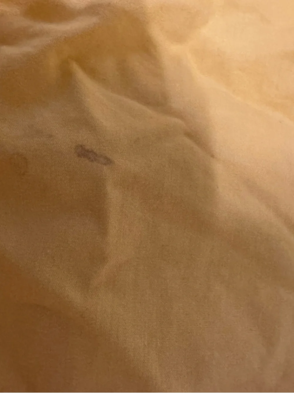 4 x 36$ PROMOTION Yellow Fitted Cotton Sheet- FLAW